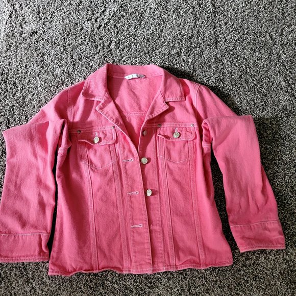 CABI Pink Jean Jacket - Picture 1 of 1
